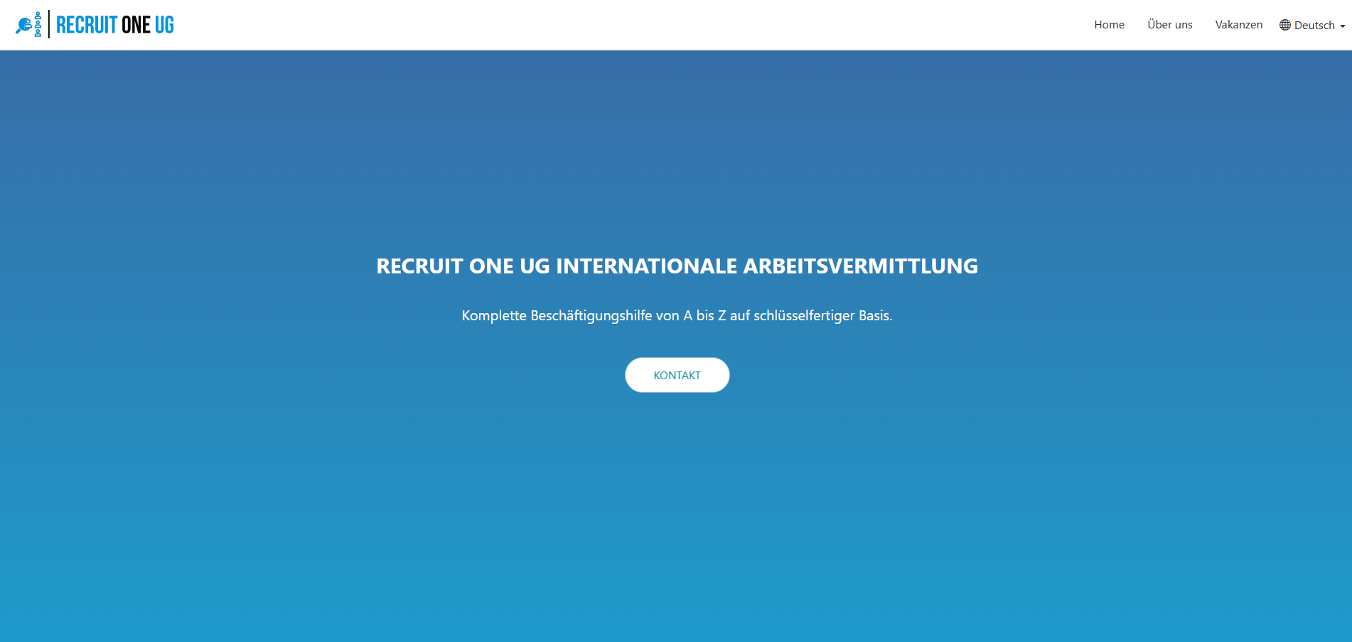 Сайт RecruitOne UG